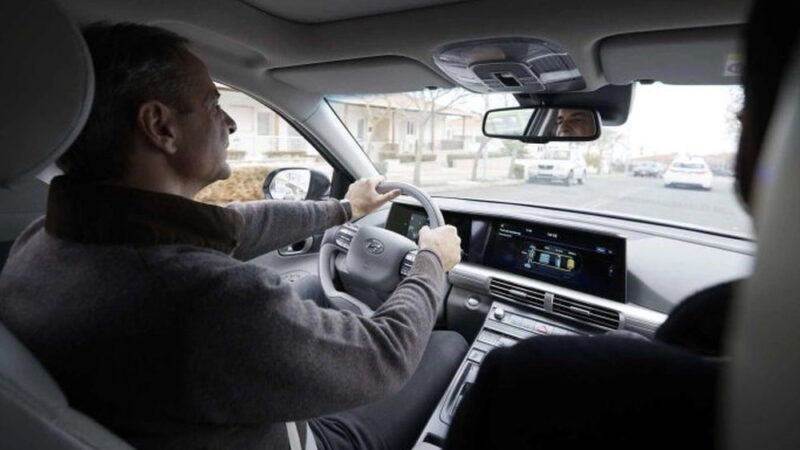 Το αυτοκίνητο του Κυριάκου Μητσοτάκη και των άλλων ηγετών