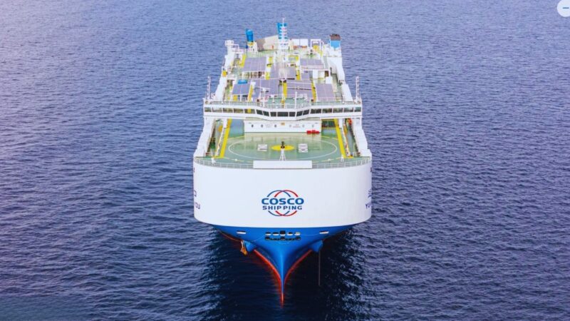 Στον Πειραιά ο γίγαντας των μεταφορών - Τι παρέδωσε στην Ελληνική Κυβέρνηση