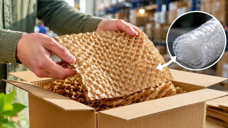 Τέλος στο πλαστικό bubble wrap; Χάρτινη λύση με ευρωπαϊκή χρηματοδότηση 13 εκατ. ευρώ
