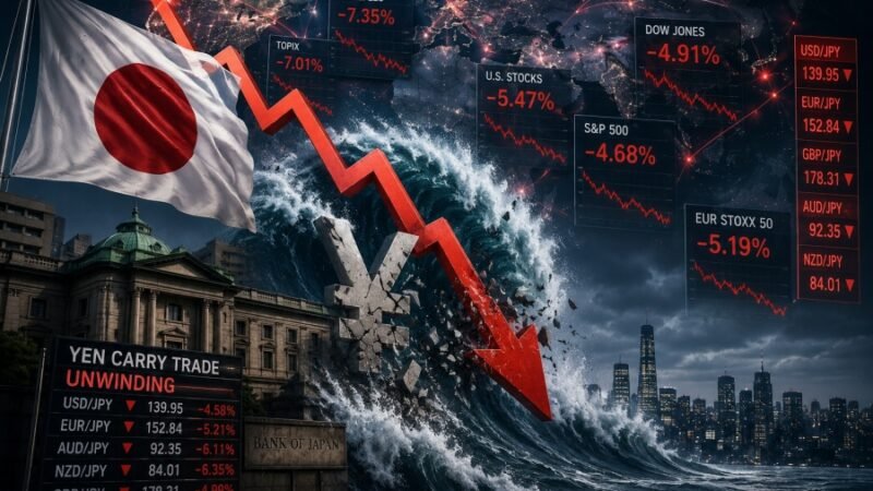 Άρχισε… η Ιαπωνία πατά το κουμπί του παγκόσμιου κραχ